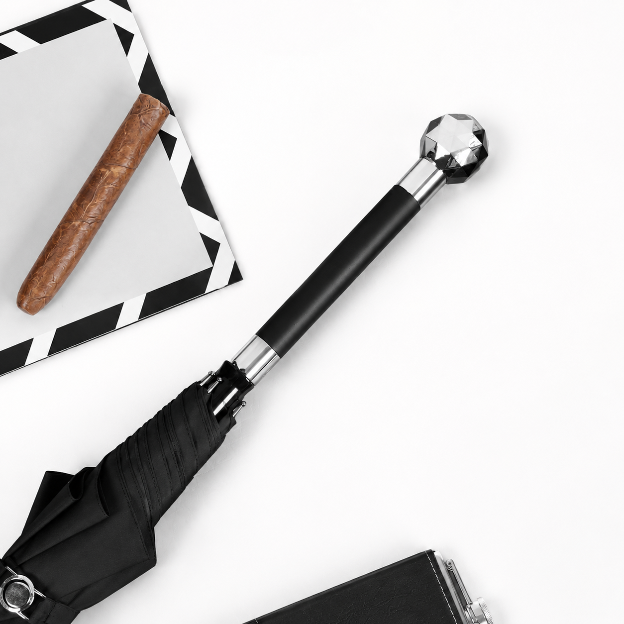 Luxury Umbrella with Diamond-Shaped Handle Model 304