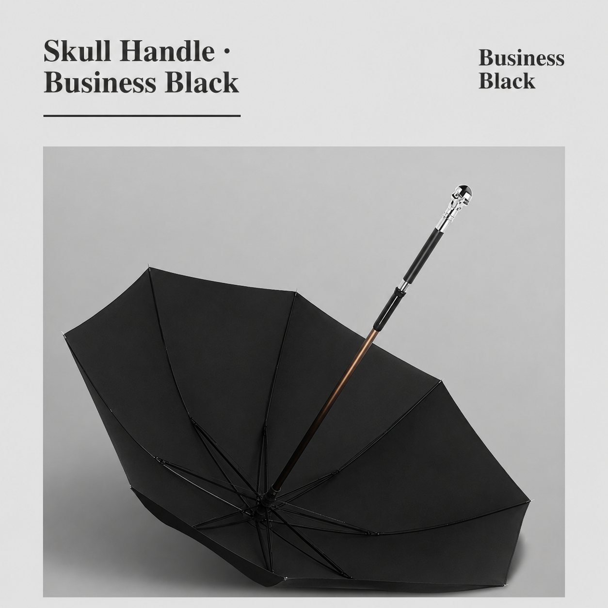 Luxury Umbrella with Skull Handle Model 301
