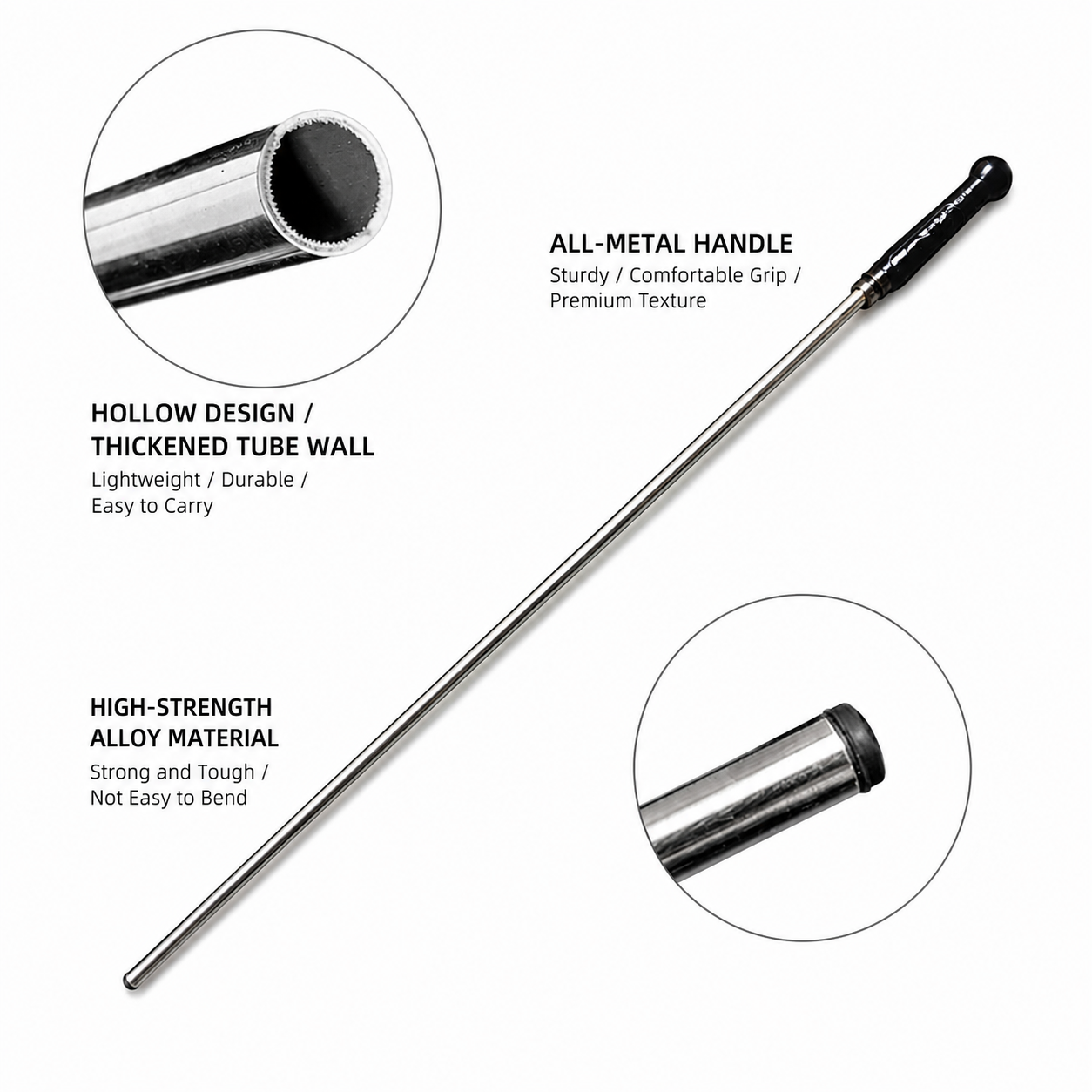 Umbrella with Removable Metal Rod Model 102