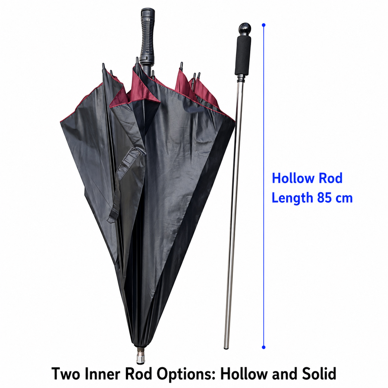 Umbrella with Removable Metal Rod Model 101