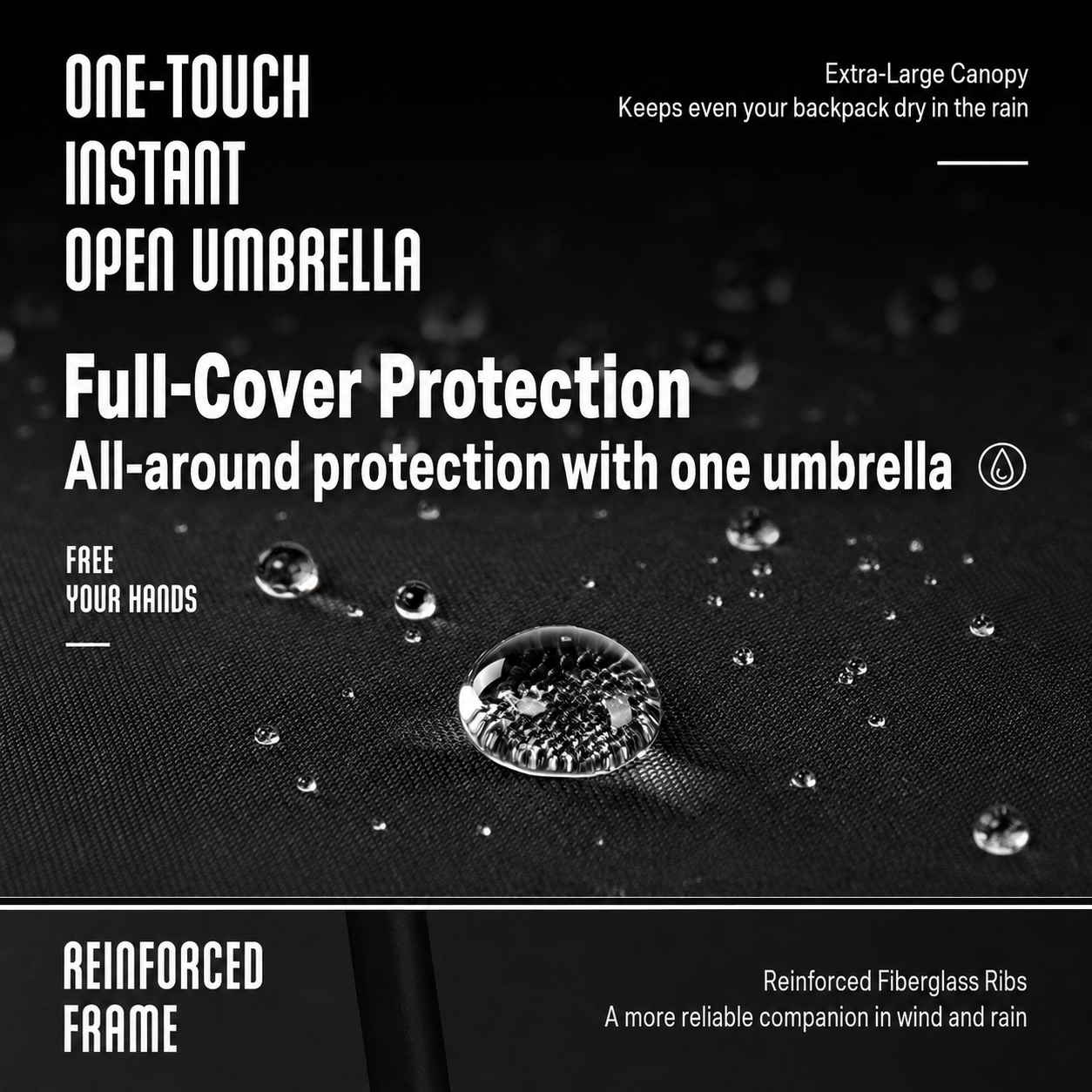 Luxury Umbrella with Skull Handle Model 301