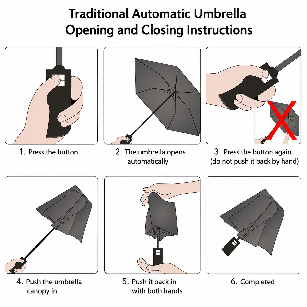 Automatic Folding Umbrella MODEL 401