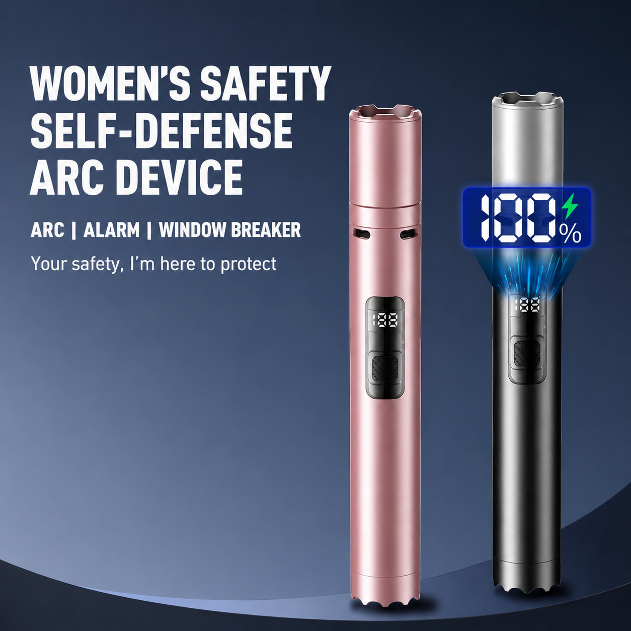 Flashlight with a stun feature, great fo self-defense, easy to carry