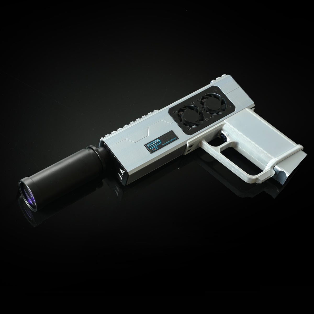 JGX22-130 Custom Handheld DIY Laser Toy (Silver Two Battery)