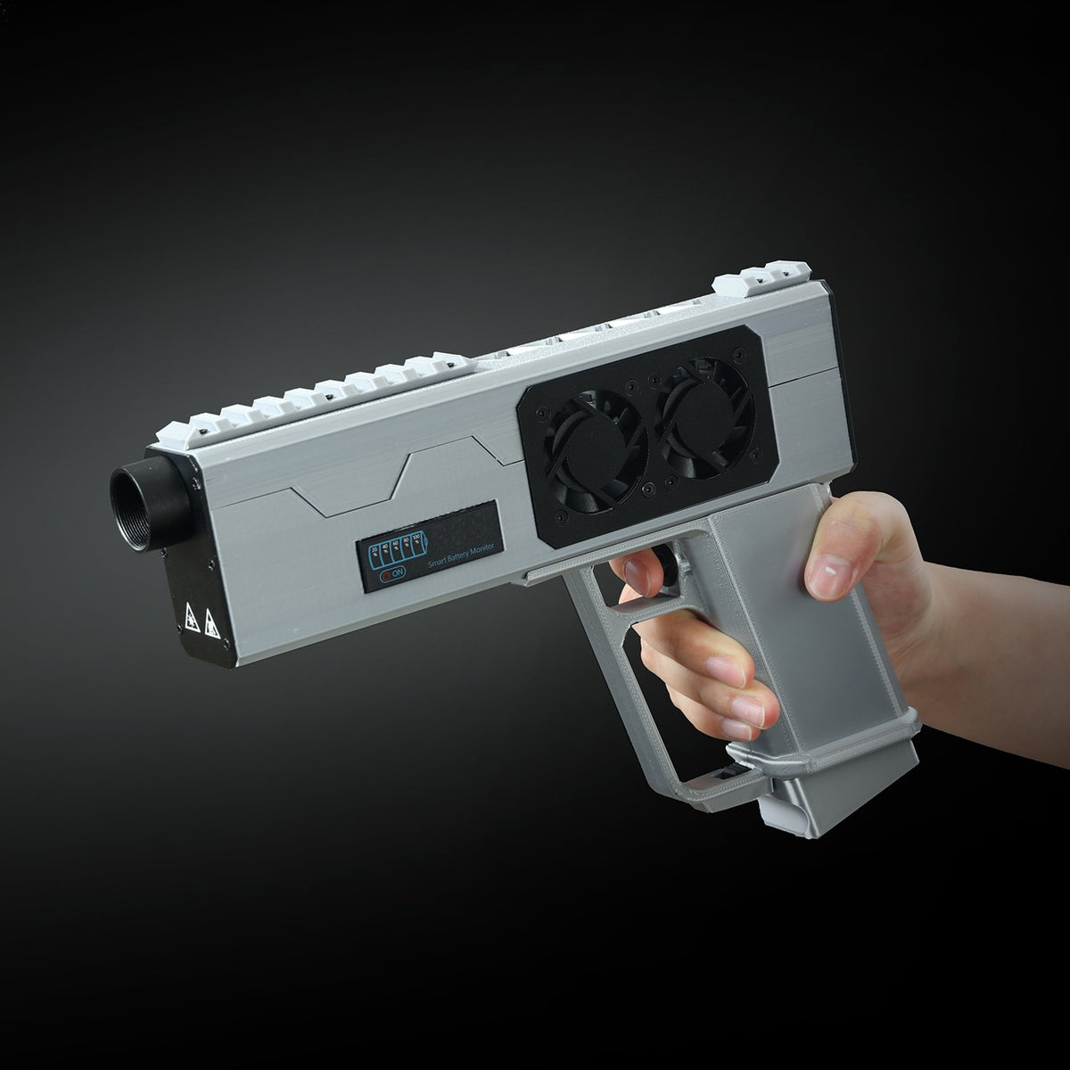 JGX22-130 Custom Handheld DIY Laser Toy (Silver Two Battery)